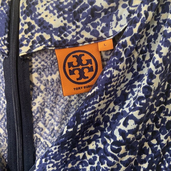 TORY BURCH 100% Silk Carly Dress - Large - Picture 4 of 7